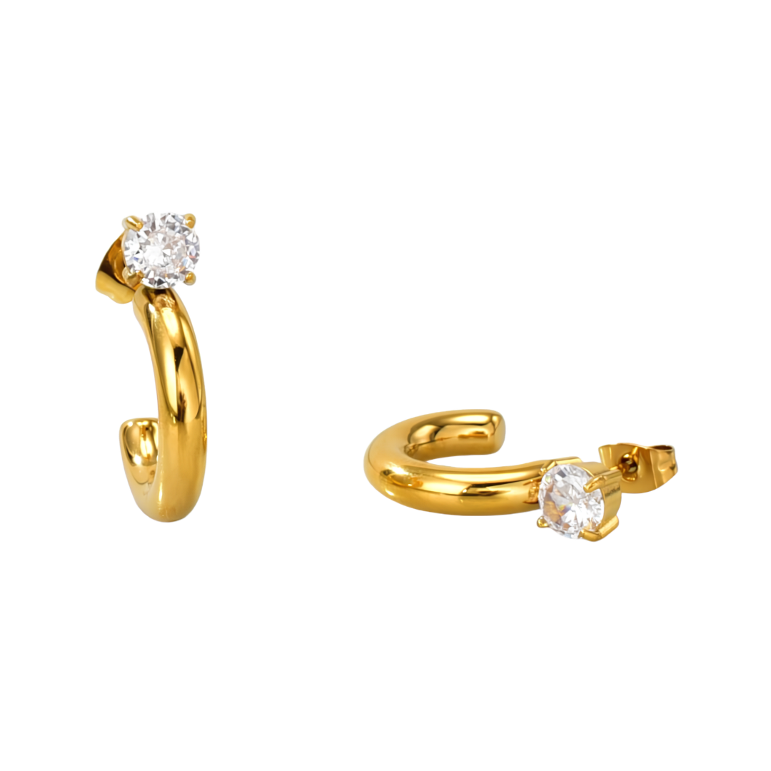 Arracada con zirconia