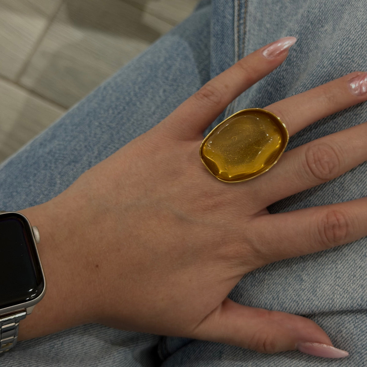 Anillo Jelly yellow
